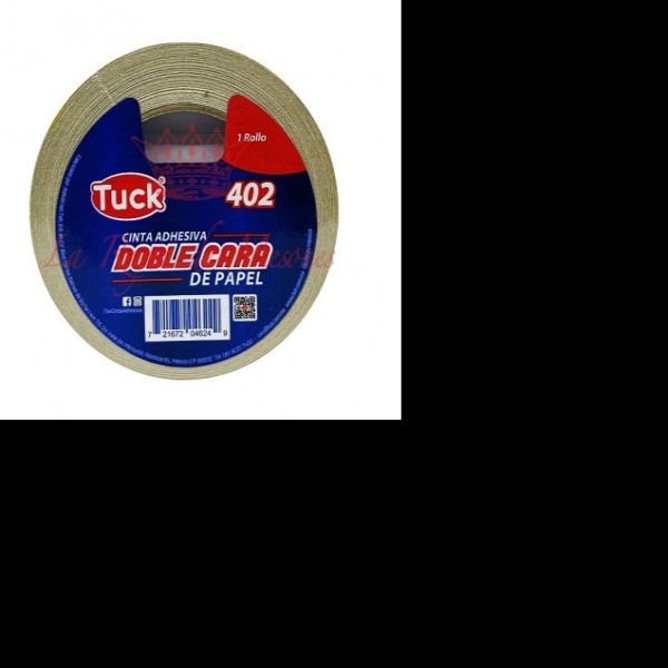 CINTA ADH. DOBLE CAPA PAPEL 12X33M 402 TUK C.72